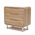 Commode en bois de chêne avec trois tiroirs dimensions 60 x 40 x 50cm